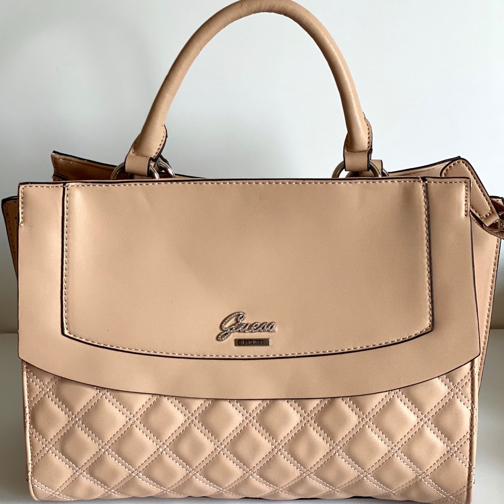 Guess nude pink handbag